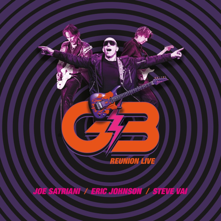 G3 Joe Satriani Eric Johnson Steve Vai - Reunion Live  (4LP)