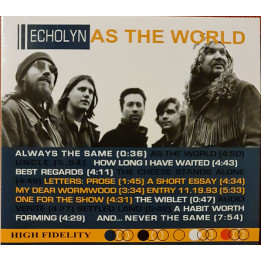 Echolyn - As The World (CD+DVD)