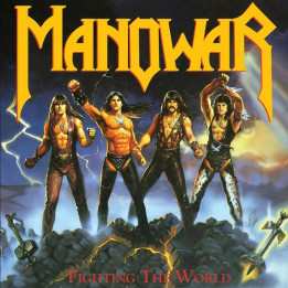 Manowar - Fighting The World (Blue Vinyl) (LP)