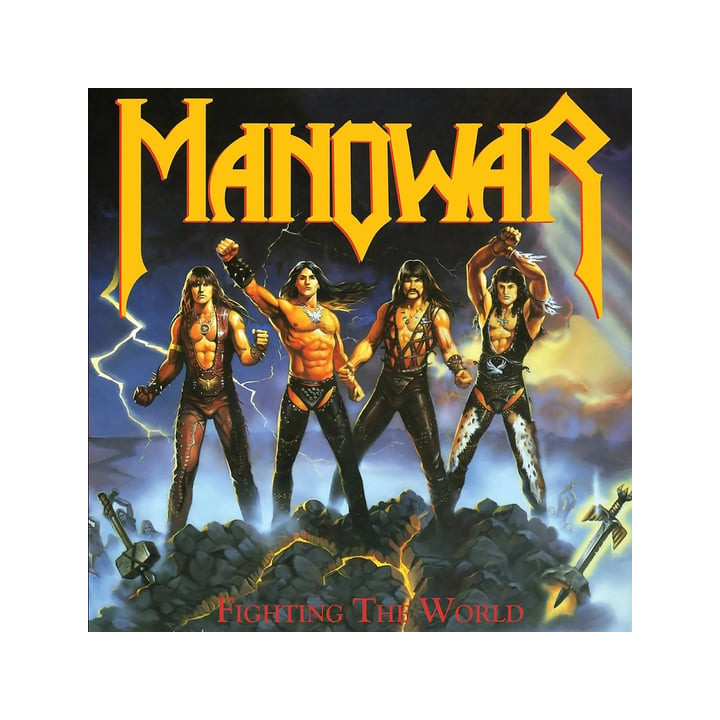 Manowar - Fighting The World (Blue Vinyl) (LP)