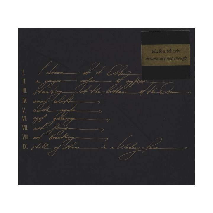 Telefon Tel Aviv - Dreams Are Not Enough (CD)