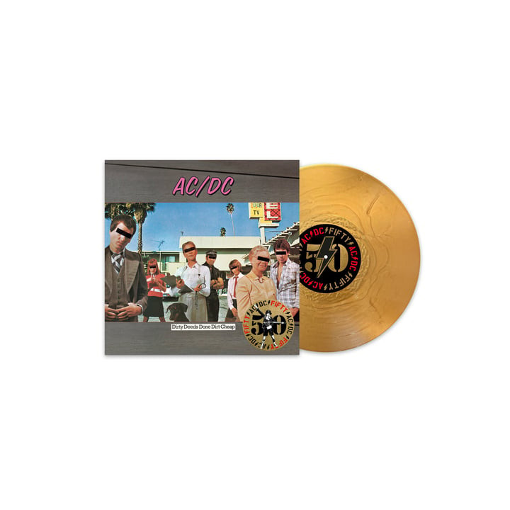 AC/DC - Dirty Deeds Done Dirt Cheap (Gold Vinyl) (LP)