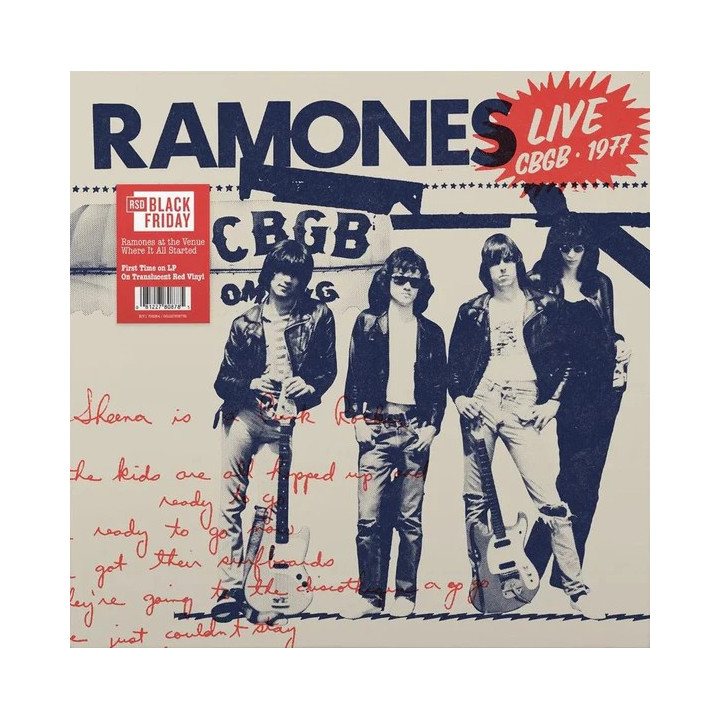 Ramones The - Live At Cbgb, 1977 (RSD 2025) (LP Red)