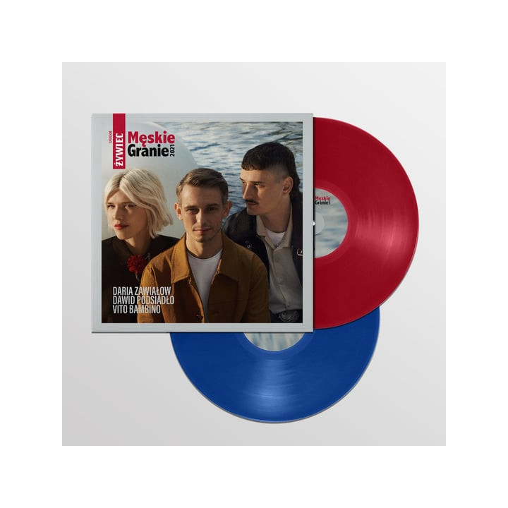 Various - Męskie Granie 2021 (Niebieski/Czerwony Vinyl) (2LP)
