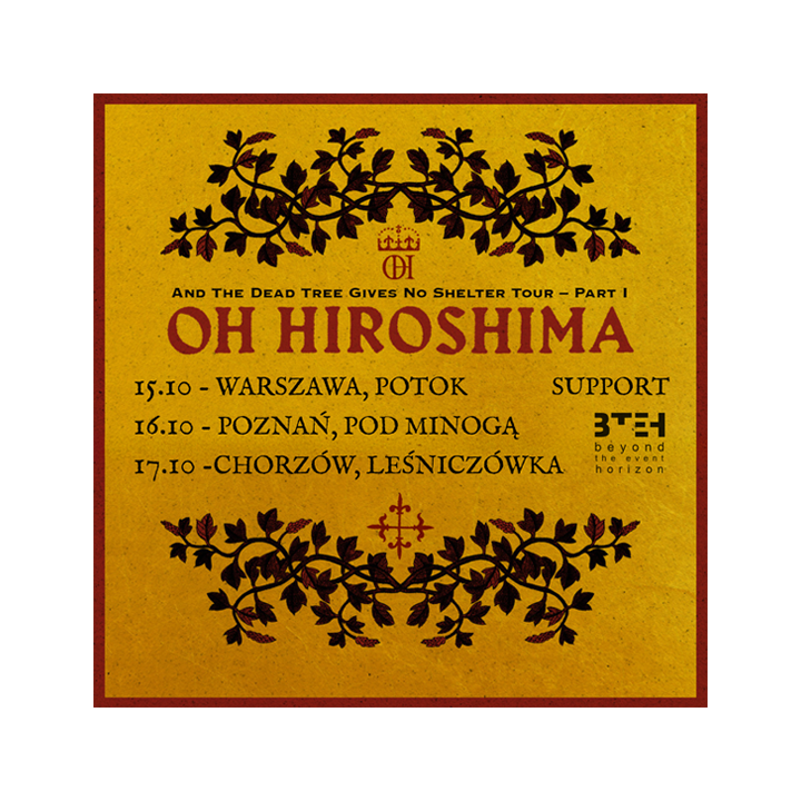 Bilet Kolekcjonerski Oh Hiroshima (SE) - 17.10.2026 Chorzów + Beyond the Event Horizon (PL)
