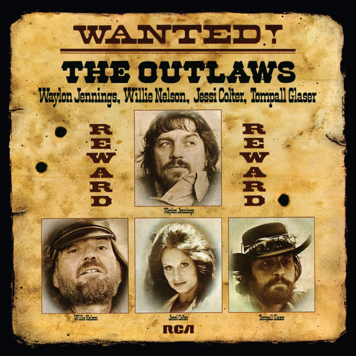 Jennings Waylon/Willie Nelson/Jessi Colter/Tompall Glaser - Wanted! The Outlaws (50th Anniv.) (LP Gold)
