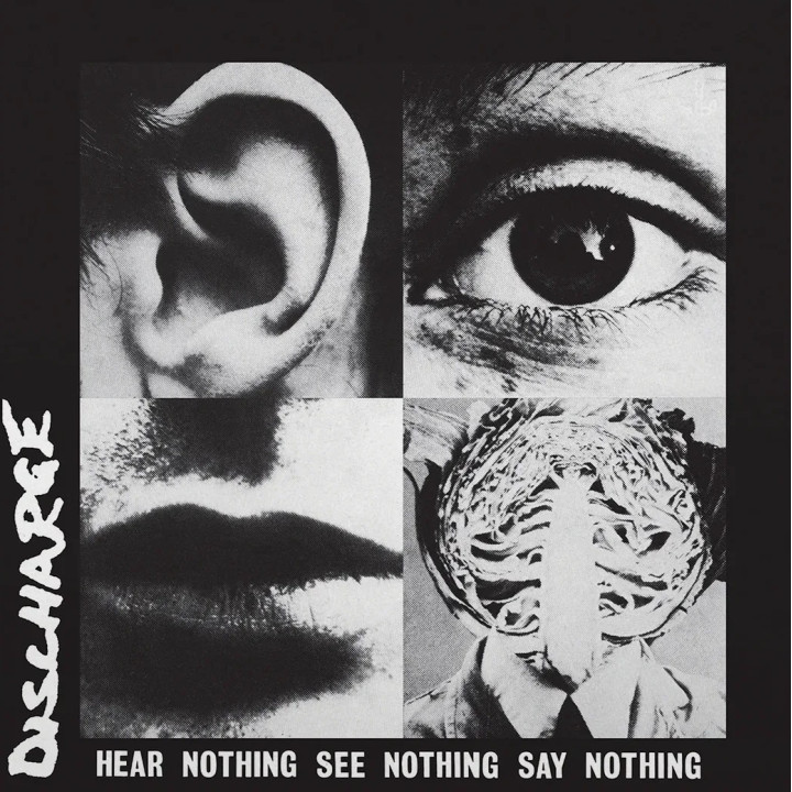 Discharge - Hear Nothing See Nothing Say Nothing  (LP White/Black/Swirled)