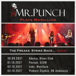 Bilet Kolekcjonerski Mr. Punch plays Marillion – 30.09.2027 - Gdynia, Blues Club