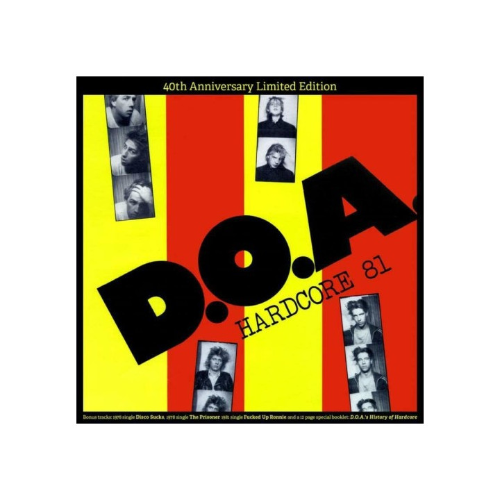 D.O.A. - Hardcore 81 (40Th Anni. Edition) (LP)