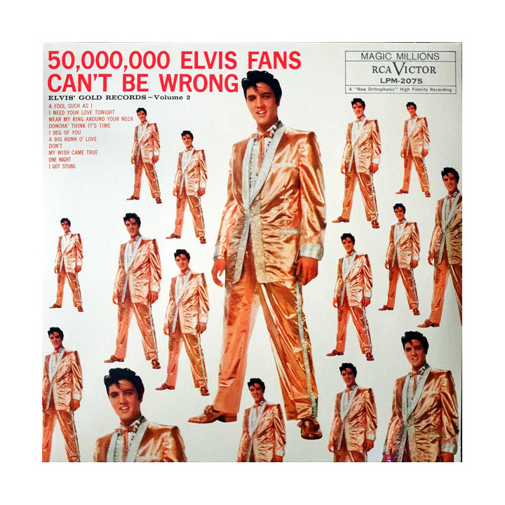 Presley Elvis - 50,000,000 Elvis Fans Can't Be Wrong: Elvis' Gold Records, Volume 2 (LP)