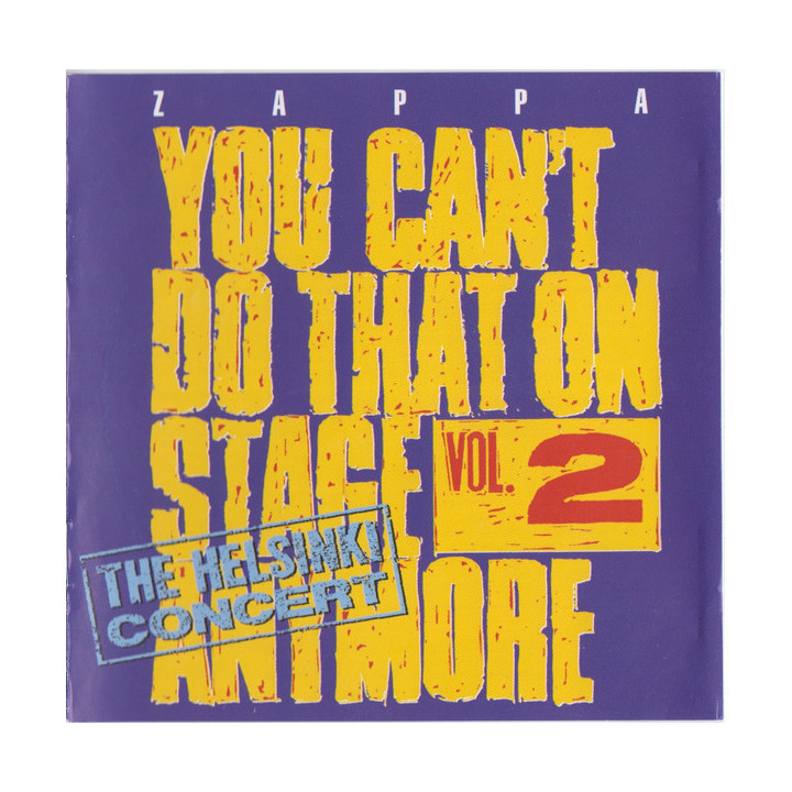 Zappa Frank  - You Can't Do That On Stage Anymore Vol. 2 (2CD)