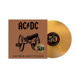 AC/DC - For Those About To Rock (We Salute You)(Gold Vinyl) (LP)