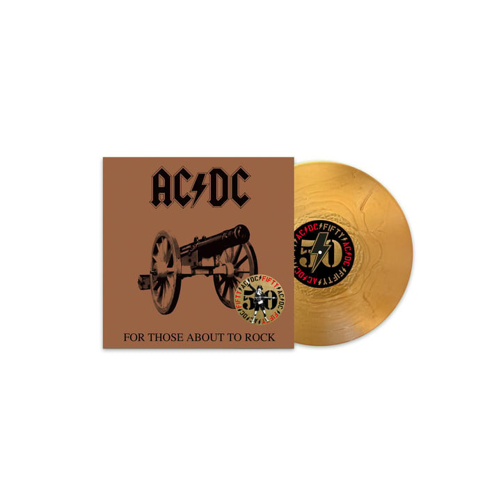 AC/DC - For Those About To Rock (We Salute You)(Gold Vinyl) (LP)