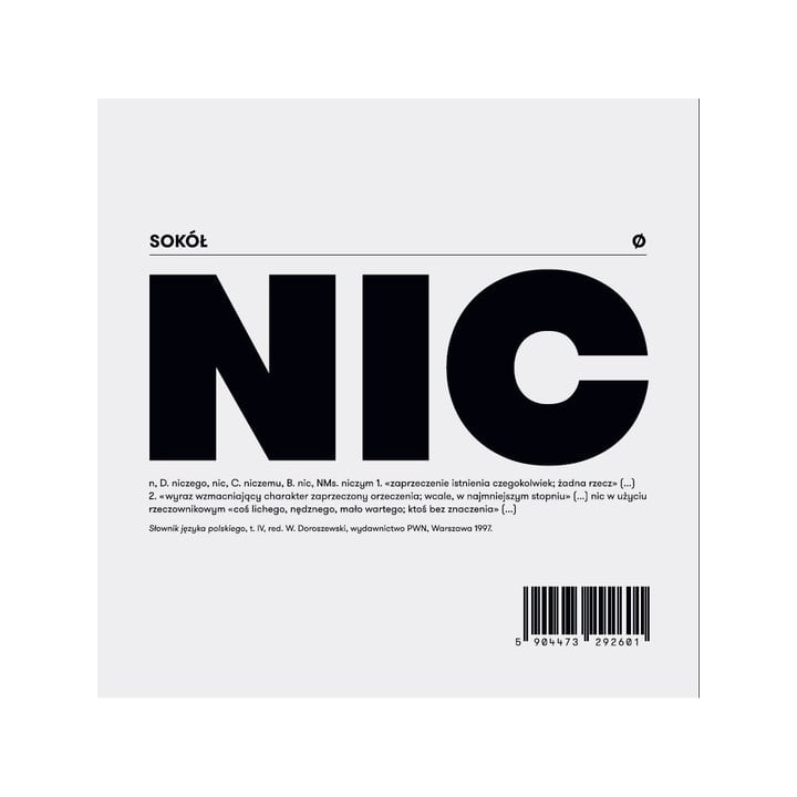 Sokół - Nic (CD)