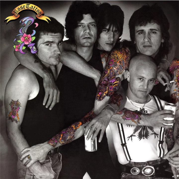 Rose Tattoo - Assault & Battery (LP White/Black Swirled)